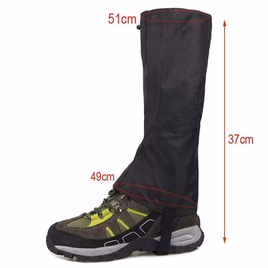Polainas para botas de neve, para raquetes de neve, esqui, snowboard, caça, corrida, motocicleta, à prova d'água, caminhadas, perna, ai16385